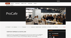 Desktop Screenshot of procafe.pl